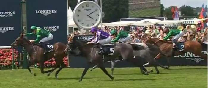 Arrivée du PRIX DE DIANE 2025 sur l'hippodrome de Chantilly