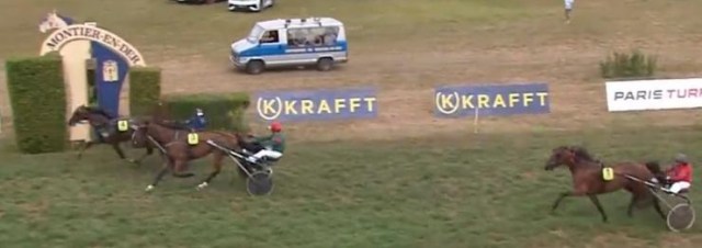 FUNKY D'ALB drivé par Jean-François SENET vainqueur de la 13ème étape du Trophée Vert 2022 à Montier-en-Der