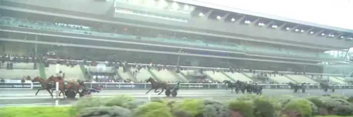 Arrivée du PRIX COMTE PIERRE DE MONTESSON 2026 et la victoire de NOVICE DU CHOQUEL drivée par François LAGADEUC sur l'hippodrome de Paris Vincennes