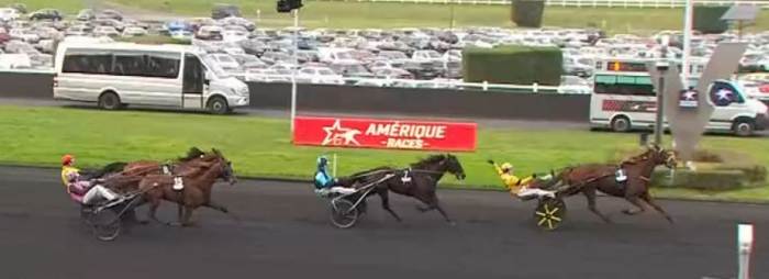 Arrivée du Prix de Belgique 2025 sur l'hippodrome de Paris Vincennes et la Victoire d'IROISE DE LA NOÉ (Thomas LEVESQUE)