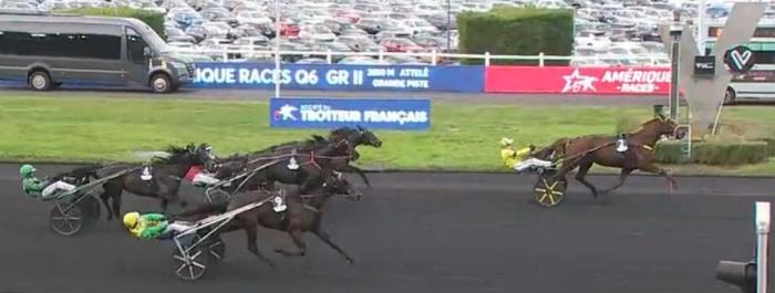 Arriv&eacute;e du Prix de Belgique 2026 sur l'hippodrome de Paris Vincennes et la Victoire d'IROISE DE LA NOÉ (Éric RAFFIN)