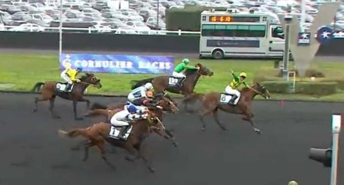 Arrivée du PRIX DE CORNULIER 2025 sur l'hippodrome de Paris-Vincennes
