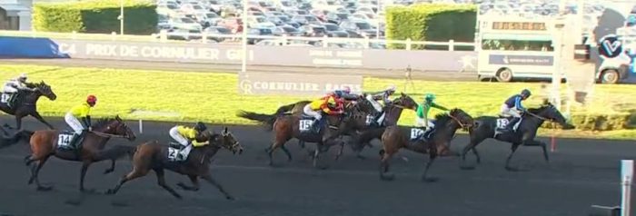 Arriv&eacute;e du PRIX DE CORNULIER 2026 sur l'hippodrome de Paris-Vincennes
