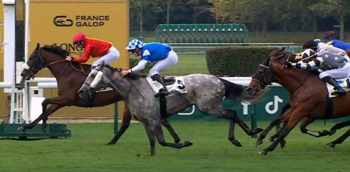 Arrivée du jour du quinté+ de Longchamp