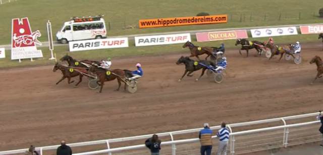 BE COOL D'EB (9 - Anthony BARRIER) gagnant de la 1ère étape du Grand National du Trot 2021 à REIMS