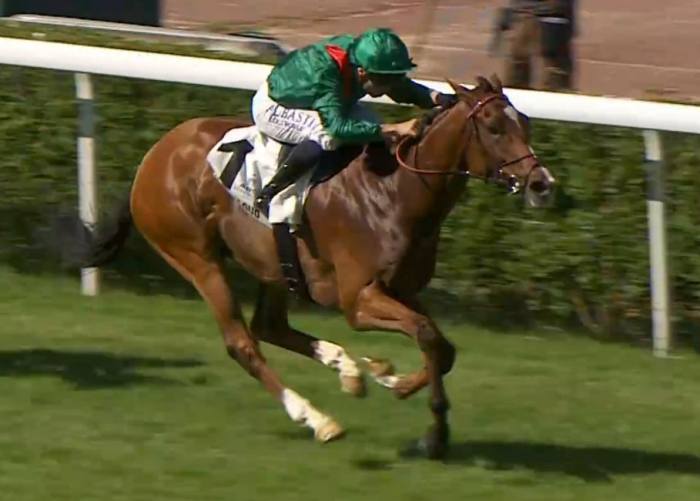 CALANDAGAN (Mickael BARZALONA) gagnant du GRAND PRIX DE SAINT-CLOUD 2025 sur l'hippodrome de Saint-Cloud