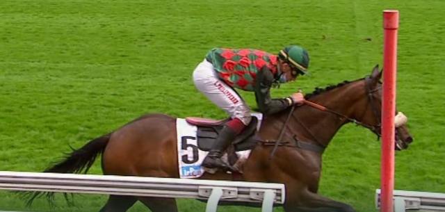 COLBERT DU BERLAIS (Ludovic PHILIPPERON) vainqueur du quinté + du jour à Auteuil