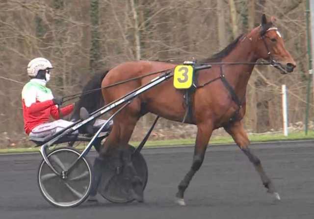 CRESUS DI POGGIO (Jean-Michel BAZIRE) vainqueur du Prix d'Orthez 2022, quinté + du jour à Vincennes