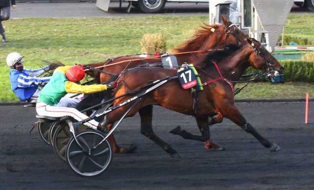 DAVIDSON DU PONT drivé par Nicolas BAZIRE vainqueur du Prix d'Amérique 2022 à Vincennes