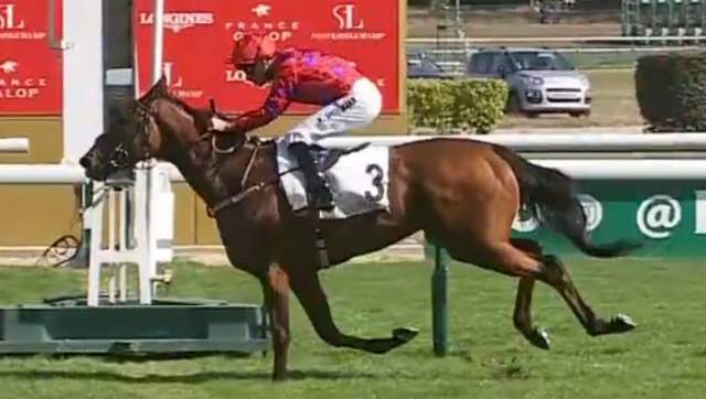 DREAMLOPER (Kieran SHOEMARK) gagnante du PRIX DU MOULIN DE LONGCHAMP 2022 sur l'hippodrome de Longchamp