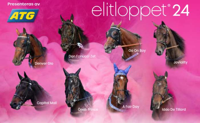 Portraits des Partants de la 1ère Batterie de l'ELITLOPPET 2024 à SOLVALLA en Suède Portraits des Partants de la 1ère Batterie de l'ELITLOPPET 2024 à SOLVALLA en Suède