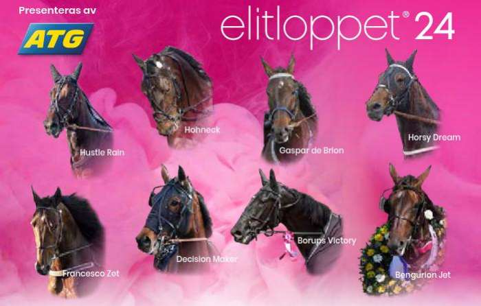 Portraits des Partants de la 1ère Batterie de l'ELITLOPPET 2024 à SOLVALLA en Suède Portraits des Partants de la 1ère Batterie de l'ELITLOPPET 2024 à SOLVALLA en Suède