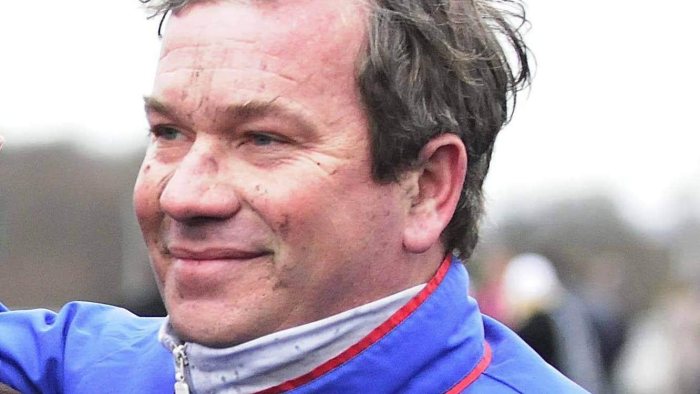 Portrait de Franck Leblanc, entraîneur de trot français
