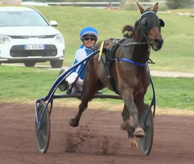2ème étape du Grand National du Trot 2023 et la victoire de GASPAR D'ANGIS drivé par Eric RAFFIN sur l'hippodrome de Marseille Borély