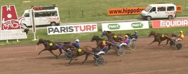 GIROLAMO (1 - Antoine LHERETE) gagnant de la 3ème étape du Grand National du Trot 2022 à REIMS