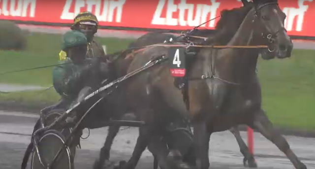 GU D'HÉRIPRÉ drivé par Franck NIVARD gagnant du Critérium Continental 2020 à Vincennes
