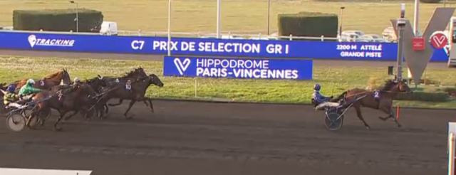 IDAO DE TILLARD drivé par Clément DUVALDESTIN gagnant du PRIX DE SÉLECTION 2022 à Vincennes