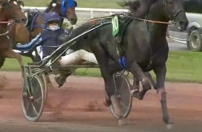 PRIX DE L'ATLANTIQUE 2025 et la victoire d'IGUSKI SAUTONNE drivé par Matthieu ABRIVARD sur l'hippodrome d'Enghien