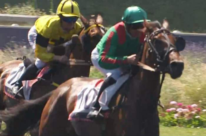 INA DU RIB monté par jean-Loic-Claude DERSOIR gagnant du PRIX DE NORMANDIE 2023 à Vincennes