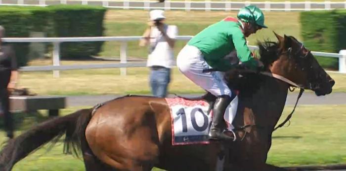 INA DU RIB monté par jean-Loic-Claude DERSOIR gagnant du PRIX DE NORMANDIE 2023 à Vincennes