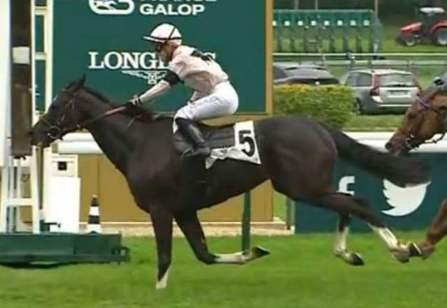 PRIX GANAY 2023 et la victoire d'IRESINE monté par Mlle Marie VELON sur l'hippodrome de Longchamp