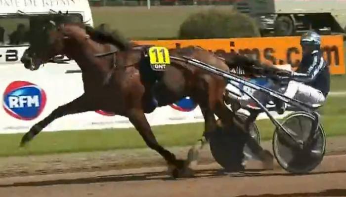 3ème étape du Grand National du Trot 2025 et la victoire de JAMIN DE BRION drivé par Matthieu ABRIVARD sur l'hippodrome de Reims