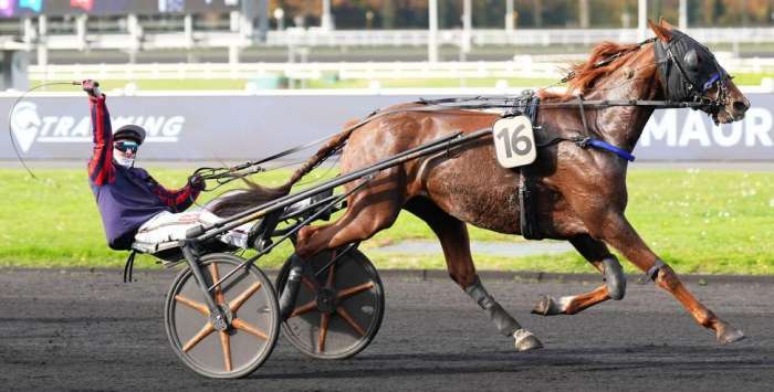 KALINE DE VIVOUIN (16 - Eric RAFFIN) gagnant du quinté + du jour à Vincennes - Prix de Maure-de-Bretagne