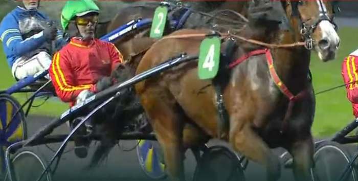 KANA DE BEYLEV drivé par Benjamin ROCHARD Vainqueur du Prix de l'Étoile 2023 sur l'hippodrome de Paris Vincennes