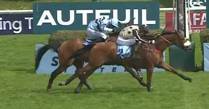 ROSARIO BARON (Johnny CHARRON) gagnant du GRAND STEEPLE-CHASE DE PARIS 2023 à Auteuil