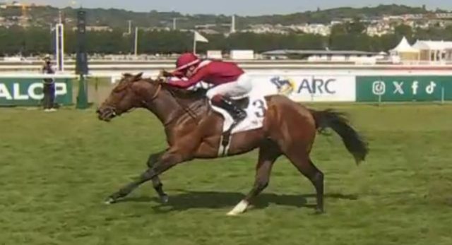 SAJIR (Oisin MURPHY) gagnant du PRIX MAURICE DE GHEEST 2025 sur l'hippodrome de Deauville