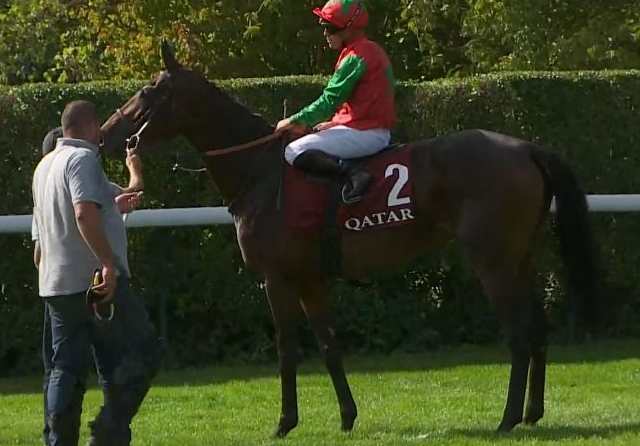 SWEET LADY (Grégory BENOIST) gagnante du PRIX VERMEILLE 2022 sur l'hippodrome de Longchamp