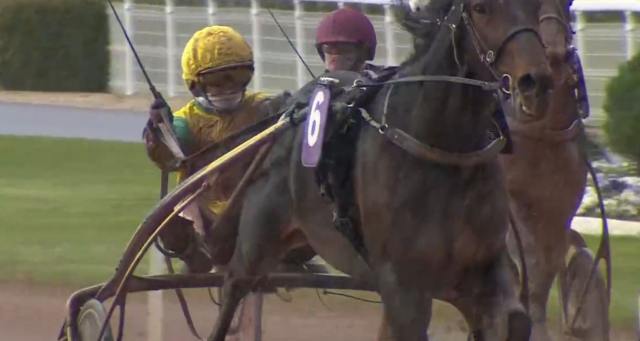 VIVID WISE AS (Matthieu ABRIVARD) vainqueur du Prix de l'Atlantique 2022 à Enghien