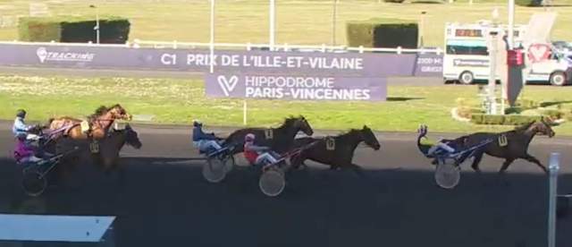 Arrivée du quinté + de mercredi 09 février à Vincennes