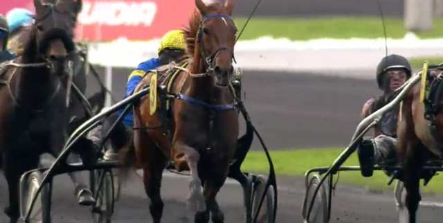BELINA JOSSELYN drivé par Jean-Michel BAZIRE gagnante du GRAND PRIX DE FRANCE 2018 à Vincennes