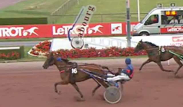 BIP BIP DE GUEZ (Alexandre ABRIVARD) gagnant du Prix Bruno Coquatrix le Vendredi 10 août 2018 sur l'hippodrome de Cabourg BIP BIP DE GUEZ (Alexandre ABRIVARD) gagnant du Prix Bruno Coquatrix le Vendredi 10 août 2018 sur l'hippodrome de Cabourg