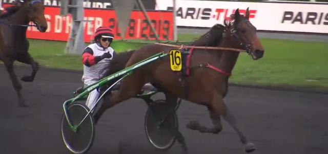 BLE DU GERS (16 - Alexandre ABRIVARD) gagnant de la Finale du Grand National du Trot 2018 à VINCENNES