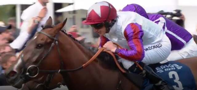 LAURENS (Patrick-Joseph MCDONALD) gagnante du PRIX DE DIANE 2018 à Chantilly